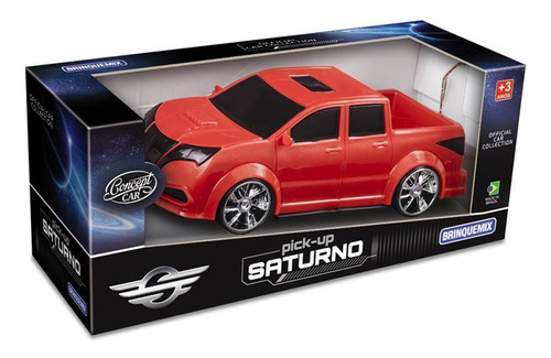 Tranvía Saturno Concept Car Adventure, 20 cm, color rojo