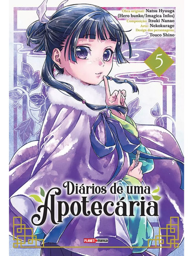 Mangá Diários De Uma Apotecária Volume 5 Lacrado Panini
