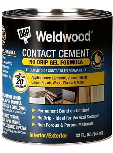 Dap 7079825312 Original Gel Cemento De Contacto Para Qt Raw