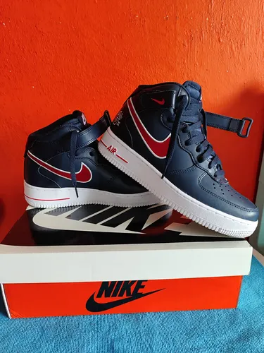 Air force ones red white discount