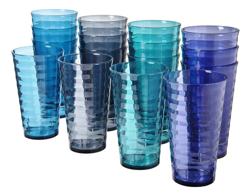 Us Acrylic Splash - Vasos De Agua Apilables De Plastico De 1