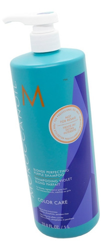 Moroccanoil Color Care Shampoo Silver Matizador Rubios 1l 3c