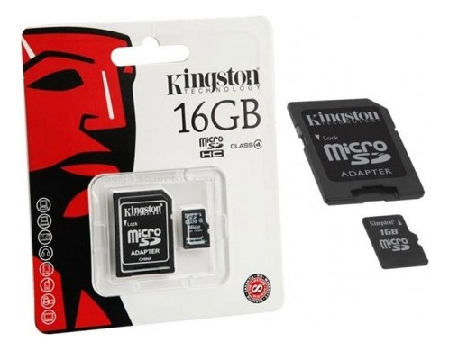 Memoria Micro Sd Kingston 16gb Sellada 