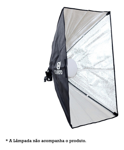 Imagem 6 de 6 de Softbox De Luz Continua Para Foto E Gravações De Video Com Soquete E-27 Para Lâmpada Embutido Abertura Rápida Sou Foto