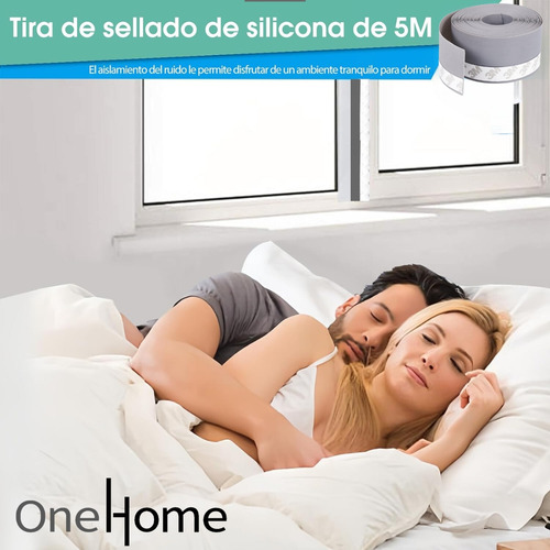 3 Tiras De Sellado Silicona Puertas Ventanas Guardapolvo Grises
