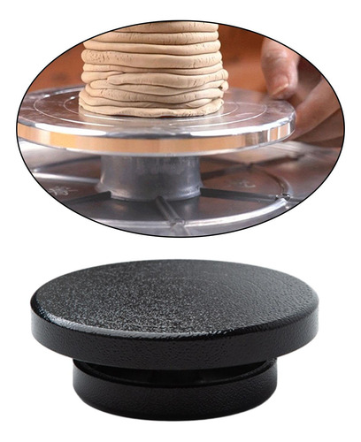 Manual De Rueda De Escultura De Cerámica Para 11cm Negro