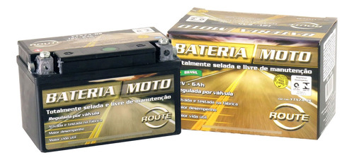 Bateria Route Ytx4l-bs Honda Fan Y Otros Phantom Motos