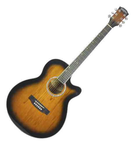 Guitarra Electro Acústica Washburn Wa45cetsb