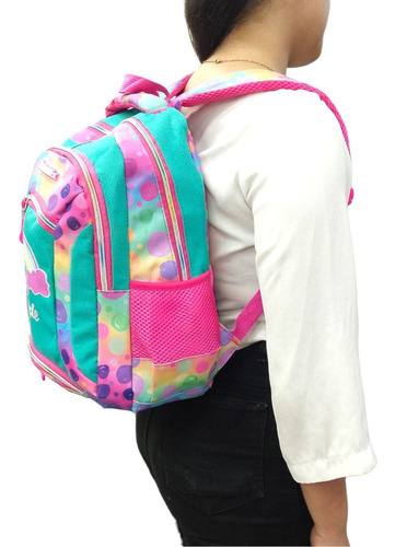 12 Bolso Morral Universitario - Casual - Escolar Para Dama