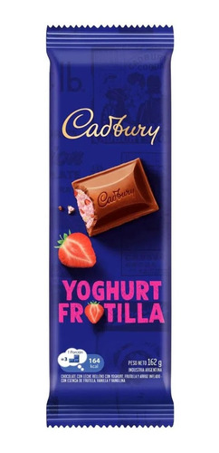 Cadbury Yogurt Frutilla 162gr - Cioccolato Tienda De Dulces