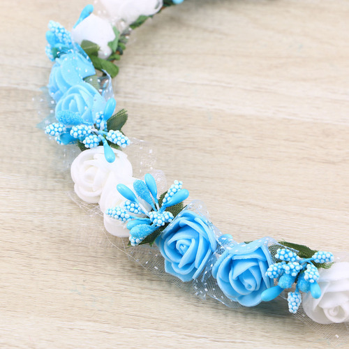 Diadema De Flores Para Boda, Corona Floral, Guirnalda Para