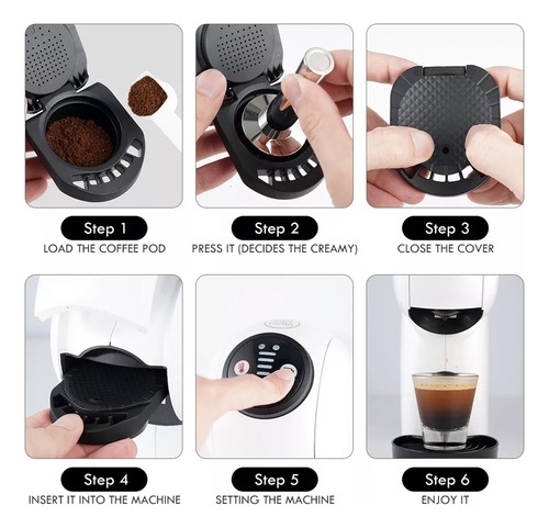 Suporte De Adaptador De Café Em Pó Dolce Gust Substituível C