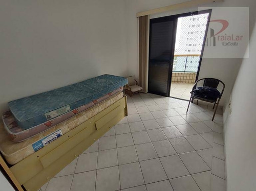 Apartamento Com 3 Dormitórios 1 Suíte, Terraço Com Churrasqueira, Prédio Frente Mar, Aceita Financiamento, À Venda, 110 M² - Aviação - Praia Grande/sp - Ap2521