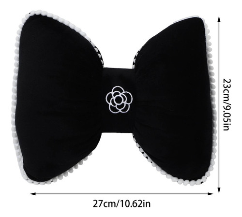 Almohada De Coche Camellia, Cálida Para Invierno, Cojín Para