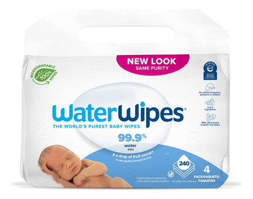 Toallitas H&uacute;medas Para Beb&eacute;s Waterwipes, 4138,