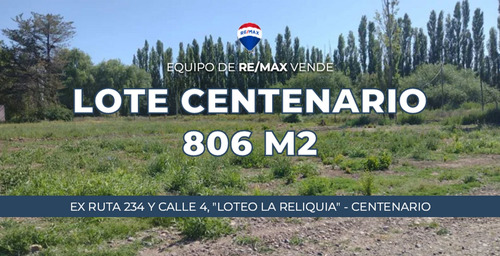 Terreno Venta, Ex Ruta 234 Y Calle 4, Centenario