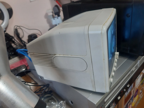 Mini Tv Antiga Commax Com Saída Av Coreana Raridade