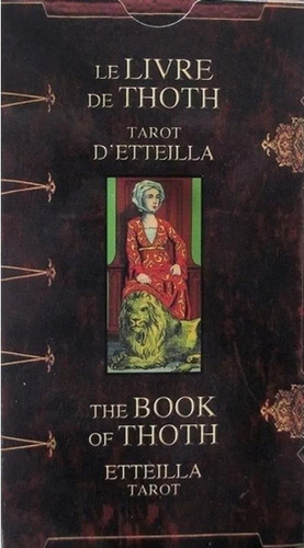 Tarot The Book Of Thoth, D'etteilla Cartas + Manual Cerrado