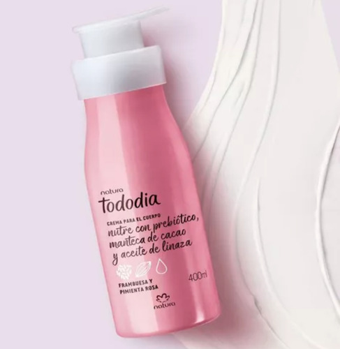 Natura Tododía Frambuesa Y Pimienta Rosa Crema 400ml Frambuesa Y Pimienta Rosa