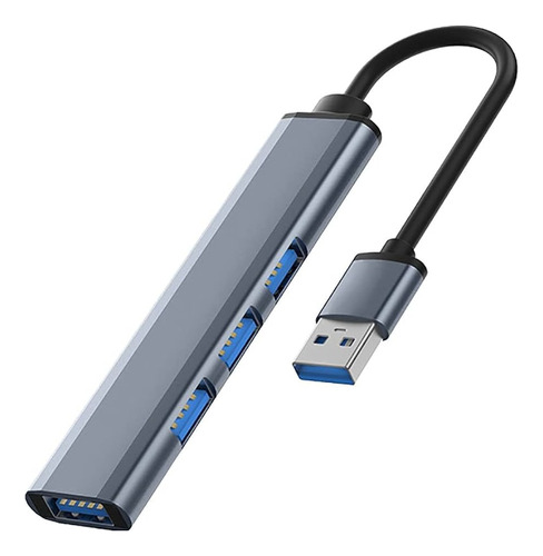 Hub Usb 4 Puertos Conector Pc Laptop Multiplicador 3.0