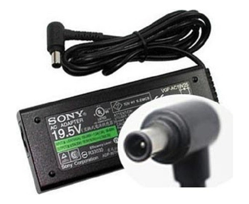 Cargador Laptop  Sony 19.5v 6.15a120w  6.0x4.4mm