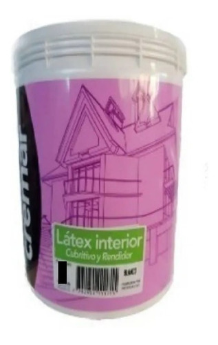 Latex Interior Cremar Colores Sinteplast 1 Litro  