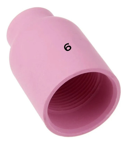 Bocal De Cerâmica Gás Lens Pesado Nº 6 Kit Com 2 Peças