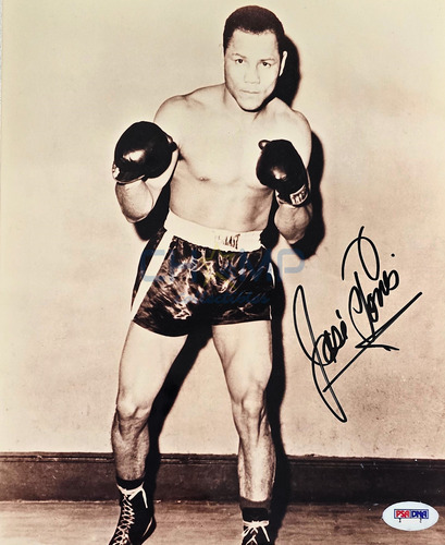 Foto Firmada José Torres Box Boxeo Autógrafo Campeón Wbc Wba (Usado)