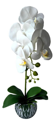 1 Arranjo De Artificial Planta Toque Real Orquídea Para Sala