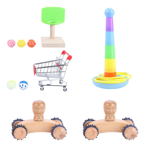 1 Juego De Kit De Baloncesto Parrot Toy Bird, Juguete Para M
