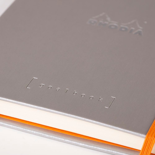 Goalbook Rhodia A5 Capa Dura Silver