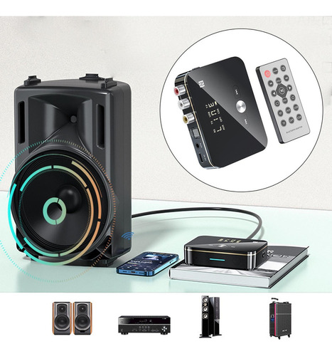 Transmisor Receptor Bluetooth 5 0 Pantalla Digital Led P