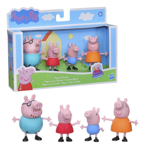 Figura Peppa Pig Peppa Y Su Familia Hasbro Lanus