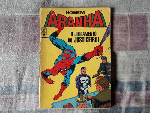 Revista Homem-aranha 55 O Julgamento Do Justiceiro! Ano 1988