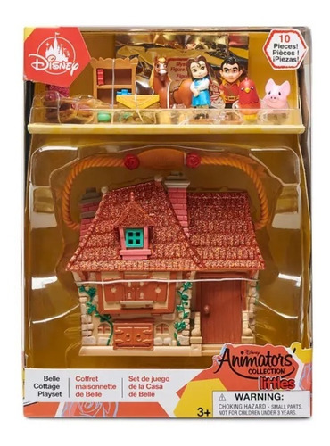 Set De Juego Miniatura Cabaña Bella Disney Animators Littles