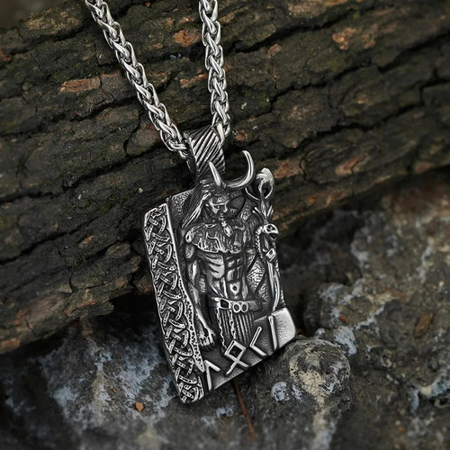 Ghost Store Lm Collar Hombre Dios Loki Thor Nórdico Runas