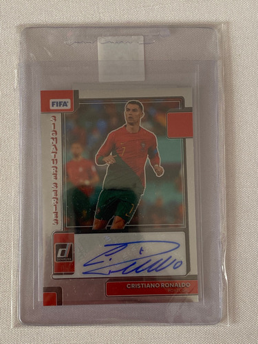 Autografo Cristiano Ronaldo Card Tarjeta Autografiada Panini (Usado)