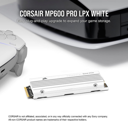 Unidad Ssd Corsair Blanco Ssd Mp600 Pro Lpx Nvme Pcie 4 1 Tb