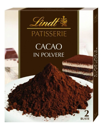 Cacau Em Pó Lindt Importado Patisserie 125 G