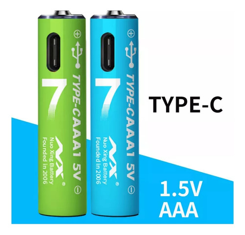 Batería Carga Rápida 1.5v Aaa Pilas Recargables 4 Celdas