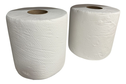 Rollo Bobina 25x400 X2u Industrial Papel Doble Hoja