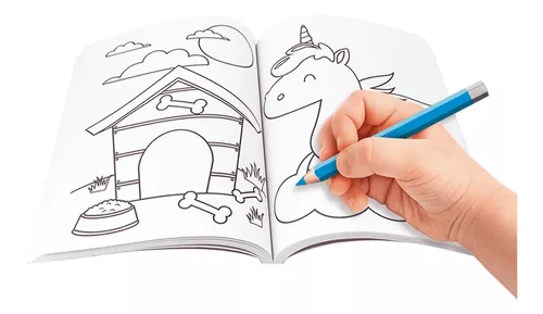 Livro Infantil 2 a 6 Anos - 365 Desenhos para Colorir Todolivro na