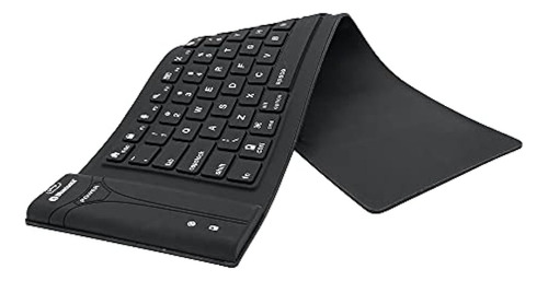 Meega Tech Teclado De Silicona Plegable Teclado Inalámbrico 