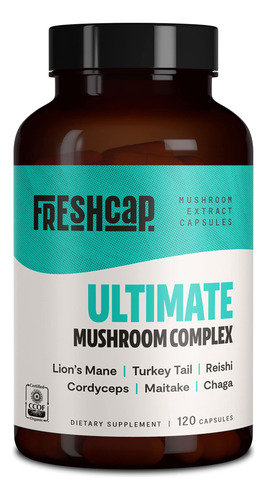 Freshcap Ultimate Mushroom Complex - Melena De Leon, Reishi,