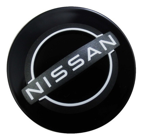 Tapón Negro Centro Rin Aluminio Original Nissan Nueva Imagen