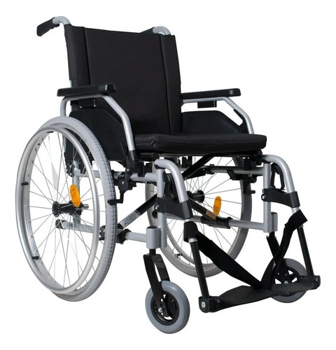 Cadeira De Rodas Dobrável Em Alumínio Start M1 - Ottobock Cor Prata-43cm