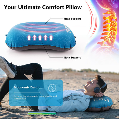 Almohada Inflable De Almohada Para Acampar Para Acampar Para
