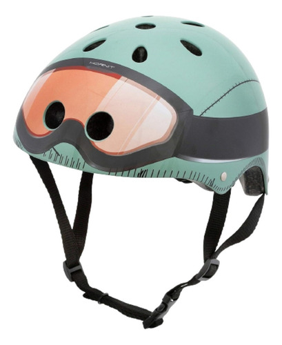 Casco Bicicleta Con Luz Infantil Militar Small Hornit Color Multicolor Talla Pequeño