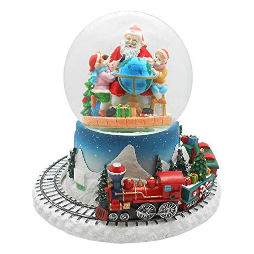 Figurina Musical De Papá Noel Navidad Niños Una Bola ...