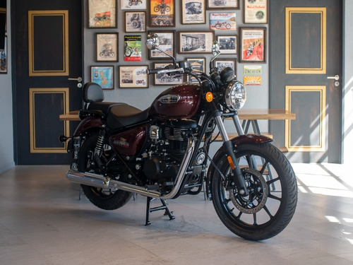 Imagen 6 de 25 de Royal Enfield Meteor 350 Stellar Roja Reserva Ya